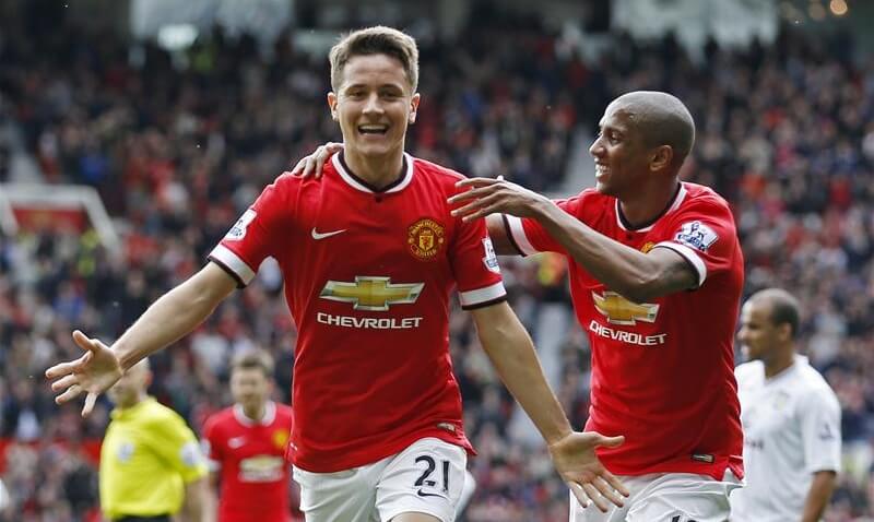 Ander Herrera ja Ashley Young